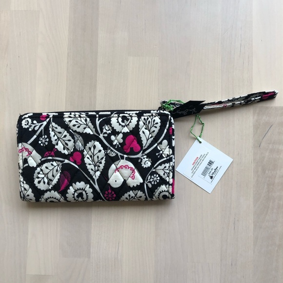 New Vera Bradley Disney Parks Mickey Meets Birdie Zip Wristlet Wallet - Picture 2 of 10